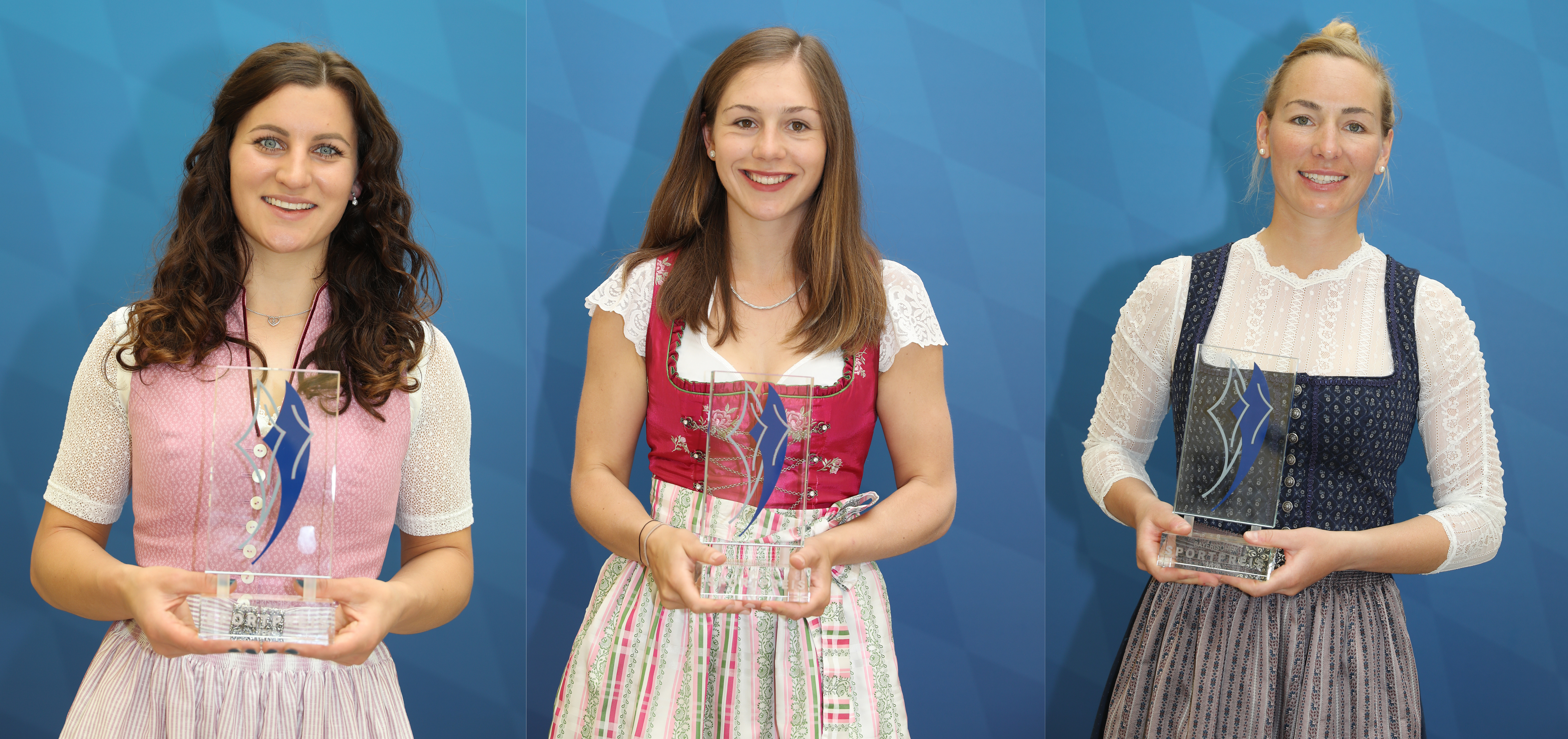 Bayerns Innenminister Herrmann übergibt nachträglich Bayerischen Sportpreis an Jörg, Langenhorst und Hofmeister