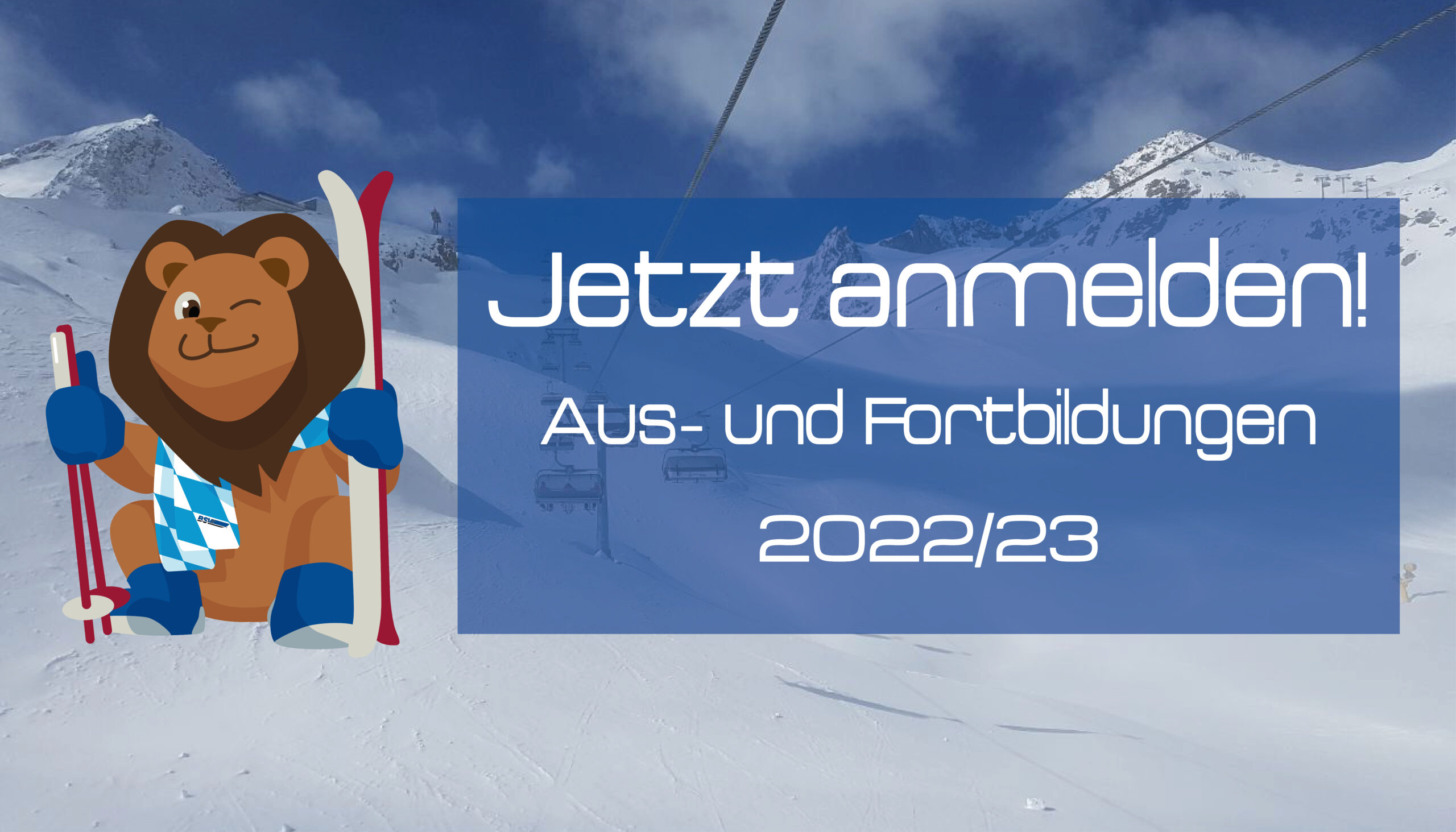 Lehrgänge der Saison 2022/23 ab sofort online!
