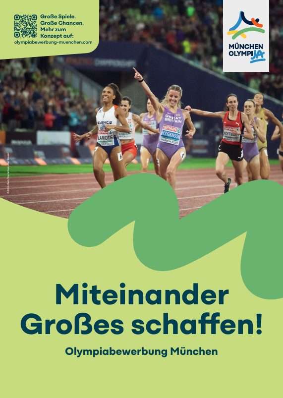 Plakat Olympiabewerbung München