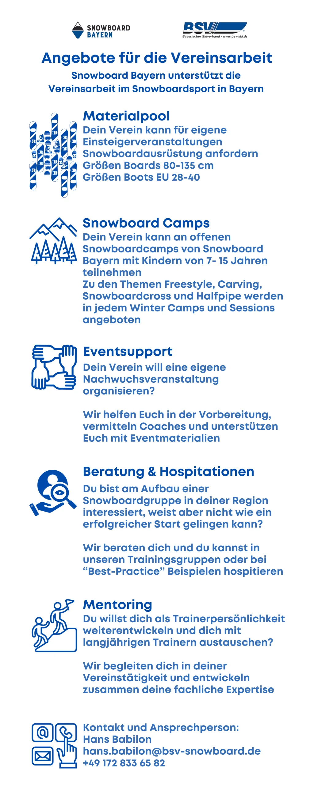 Vereinsarbeit im Snowboard Flyer