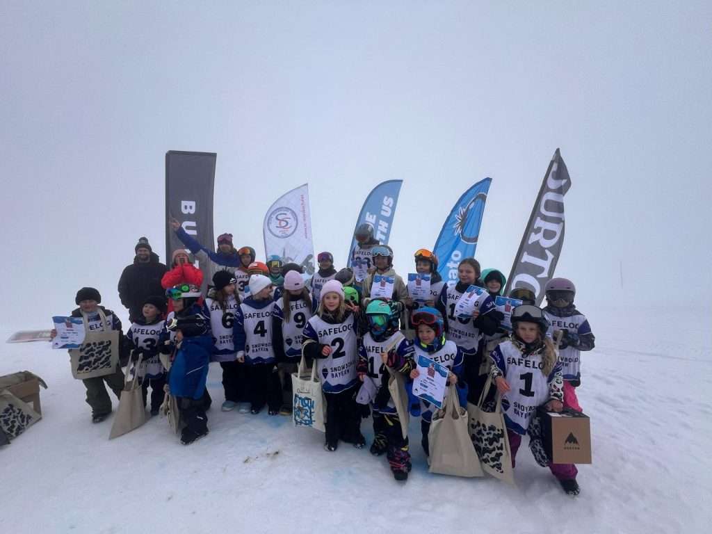 Snowboardgruppen Foto Kind
