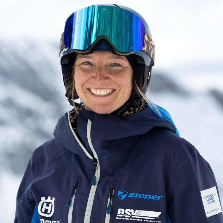 Profilfoto mit Skihelm