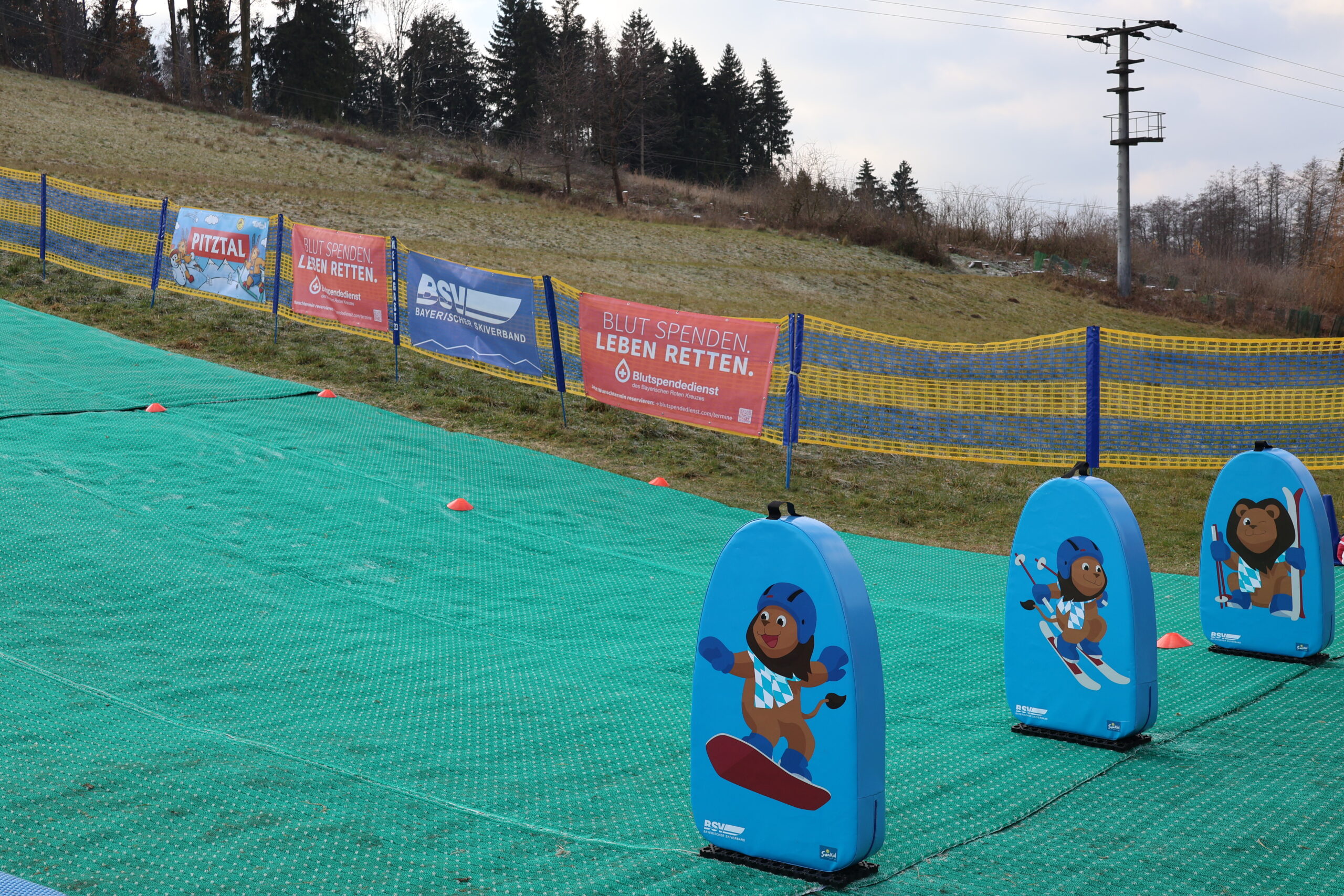 SKimattenpark mit Kinderfreundlichen Materialien