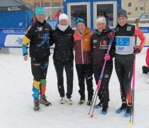 Gruppenfotos im Schnee