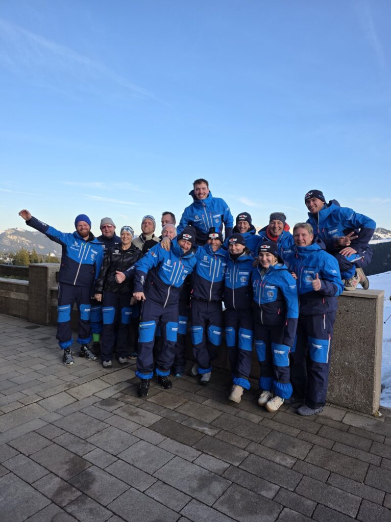 Gruppenbild Skifahrer