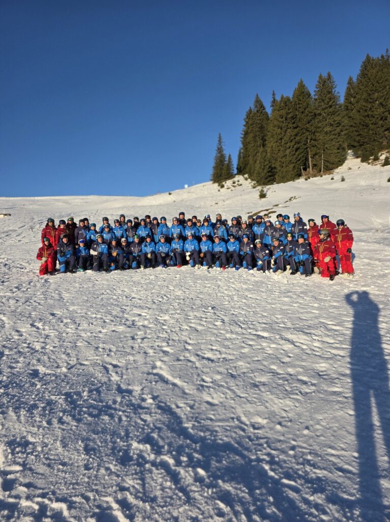 Gruppenbild Skifahrer