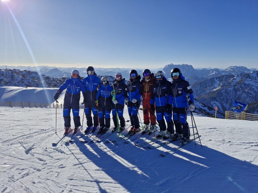 Gruppenbild Skifahrer