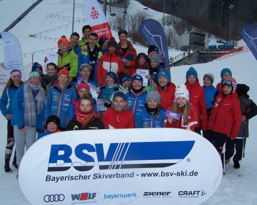 Sophie von Stein und Felix Juse siegten beim 4. Skiliga Bayern Schüler Riesenslalom Rennen