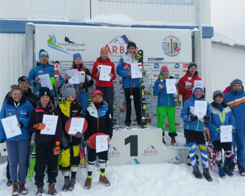 Alpine deutsche Schülerelite gastierte am Großen Arber