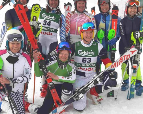 Bei den Masters Alpin Skiweltmeisterschaften in St. Moritz gewinnen die BSV Racer/Innen 7 Titel und 13 weitere Medaillen