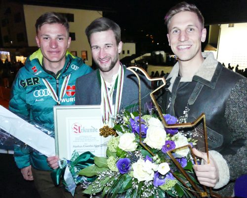 Überwältigender Empfang für Siegsdorfs erfolgreiche Wintersportler – Ehrung für Markus Eisenbichler, Pepi Ferstl und Anian Sossau