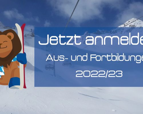 Lehrgänge der Saison 2022/23 ab sofort online!