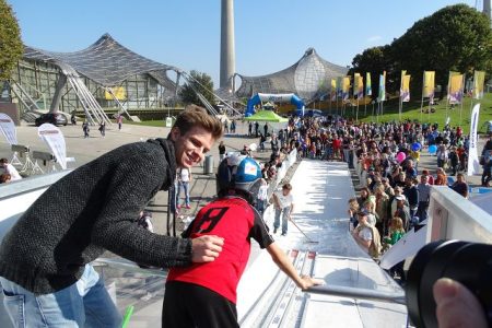 Training mit einem Olympiasieger