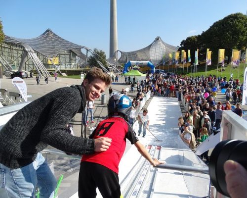 Training mit einem Olympiasieger