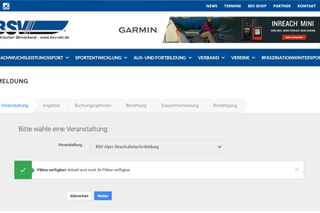 Aus- und Fortbildung: Neue Online-Anmeldung jetzt möglich