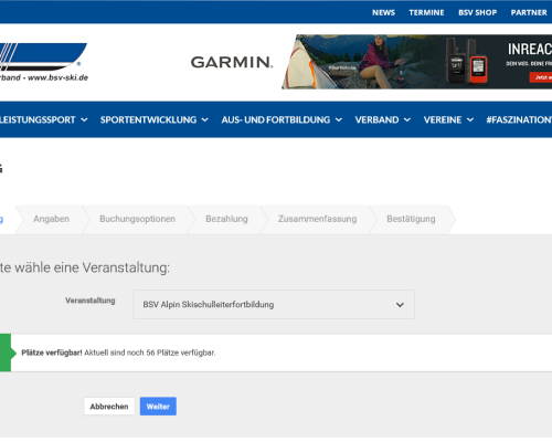Aus- und Fortbildung: Neue Online-Anmeldung jetzt möglich