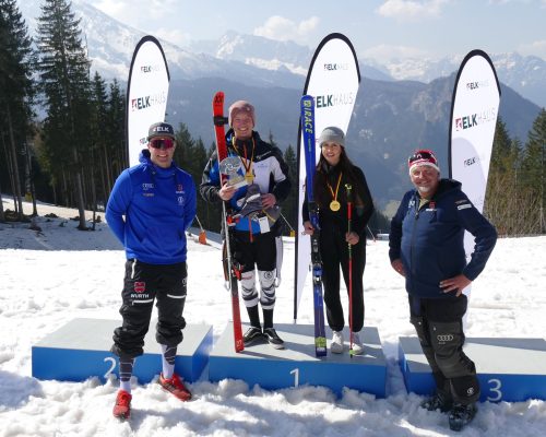 Toller Skisport am Krautkaserhang