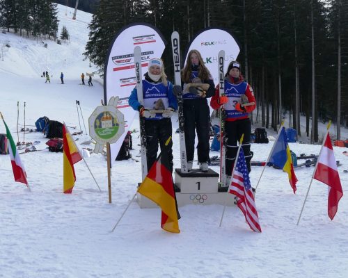Siegerinnen Mädchen Riesenslalom