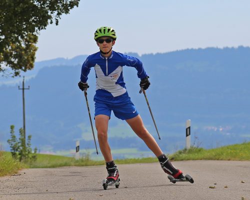 1. Rollski-Bergsprint am 24. September Bräunlings – Akams