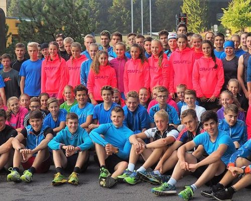 Knapp 70 Skilangläufer des Bayerischen Skiverbandes beim gemeinsamen Camp in Oberhof vom 04. – 09. September 2016