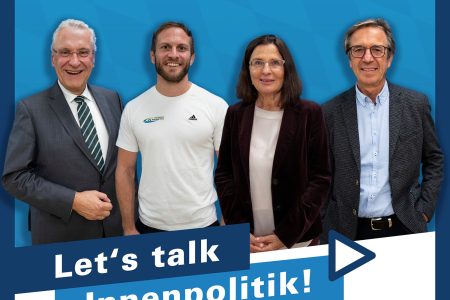 Unser Präsident Herbert John zu Gast bei „Let’s talk Innenpolitik“ mit Joachim Herrmann – Unser Podcast