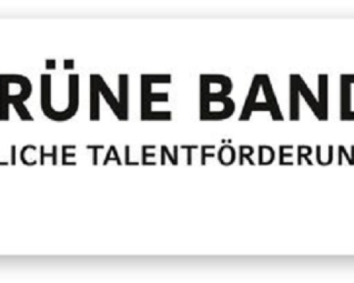 „Das Grüne Band“ für die vorbildliche Talentförderung im Verein