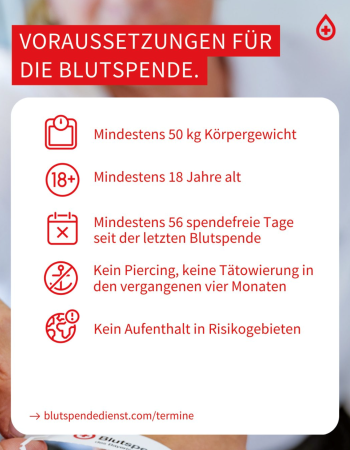 Übersicht über butspende voraussetzungen