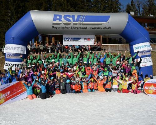 Riesen Gaudi beim Schneekristall-Tag in Garmisch