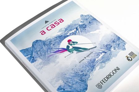 NEUE FEDRIGONI Kundenbroschüren – A CASA „SNOW & SPORTS“