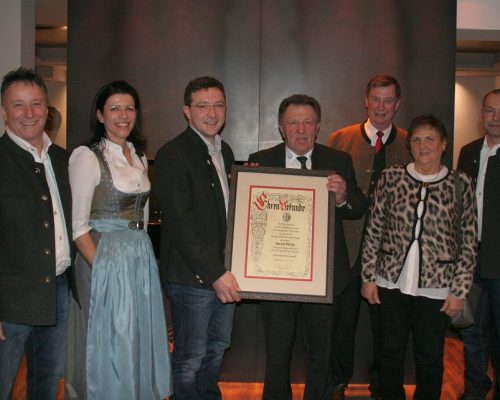 Hans Plötz Ehrenpräsident des Skiverbandes Bayerwald