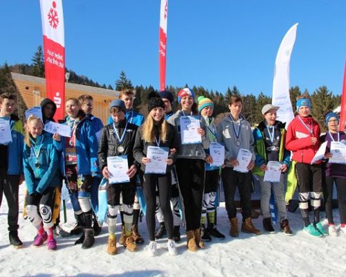 Hannah Gerg und David Erlacher im Parallelslalom nicht zu schlagen