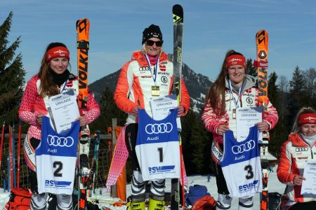 Marlene Schmotz und Bastian Meisen gewinnen Bayerische Meisterschaft 2017 im Riesenslalom