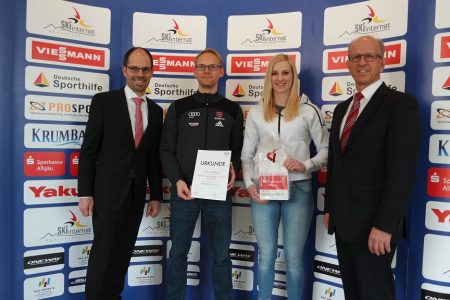 Jessica Hilzinger als „Eliteschülerin des Sports Oberstdorf 2016“ ausgezeichnet