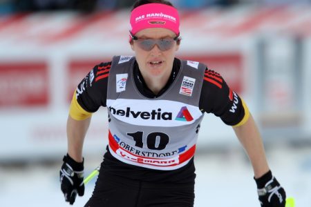 Langlauf - Tour de Ski in Oberstdorf -  Skiathlon der Frauen - 5 km Klassisch und 5 km Skating -  Katrin Zeller