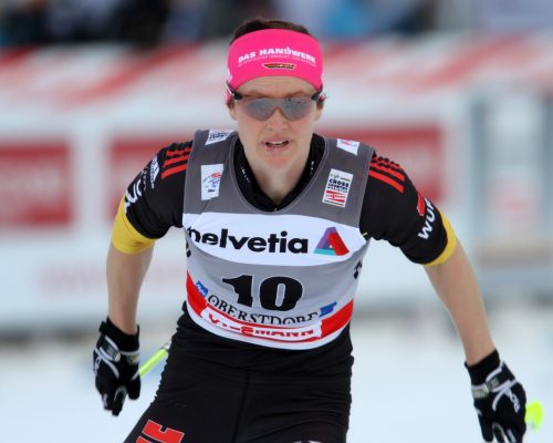 Langlauf - Tour de Ski in Oberstdorf -  Skiathlon der Frauen - 5 km Klassisch und 5 km Skating -  Katrin Zeller
