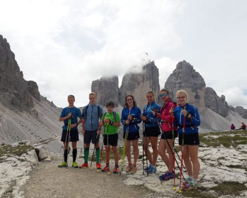 Lehrgang der Bayerwald-Langläufer in Toblach
